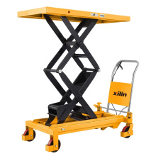 Xilin 800KG 1760lbs   Manual hydraulic Double Scissors Lift Table